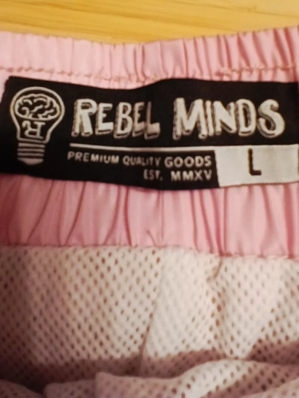 NWOT- Rebel Minds Graffiti Doodle Print Men's Swim Trunks, Pockets,  Size L